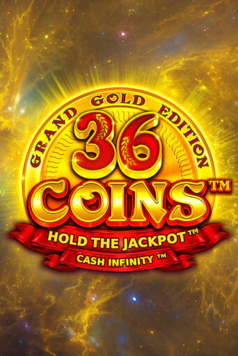 Gold thirty-six on a coin ring floating in an amber nebula