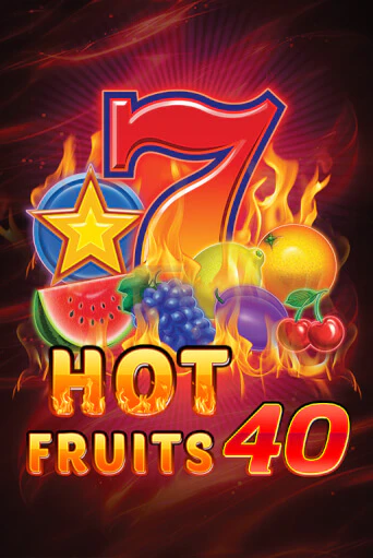 Blazing red seven surrounded by cherries, grapes and watermelon